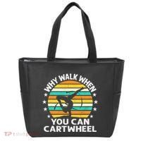 Why Walk When You Cartwheel Gymnastics Women Tote Bag thumb 0