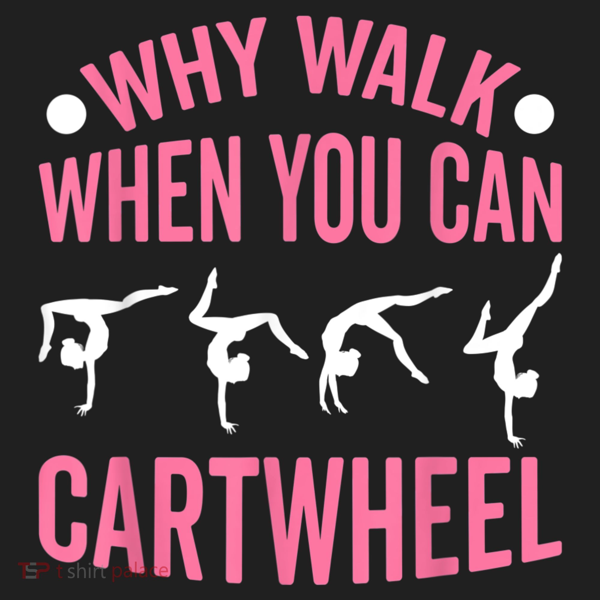 Why Walk When You Can Cartwheel Gymnastics Gymnast Beanie