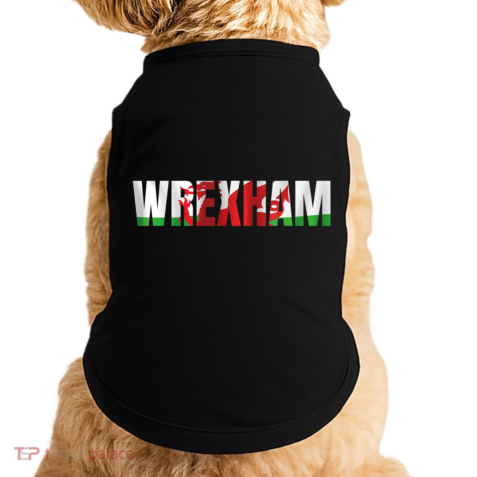 Wrexham Wales Welsh Dragon Flag Doggie Tank
