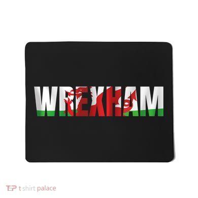Wrexham Wales Welsh Dragon Flag Mousepad