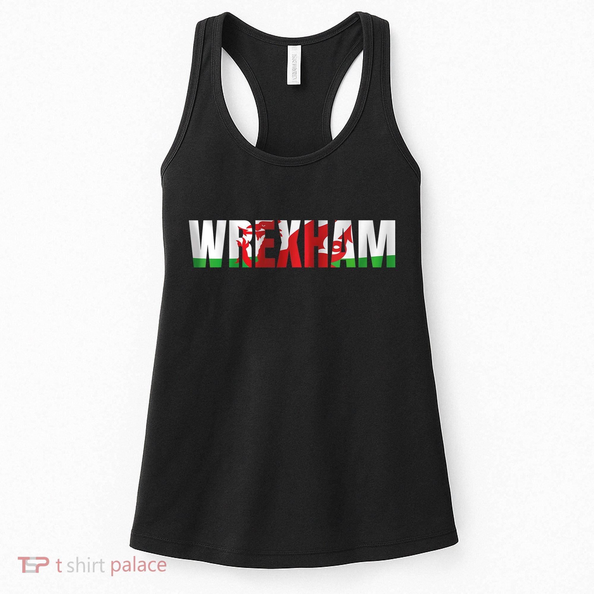 Wrexham Wales Welsh Dragon Flag Women's Tank Top