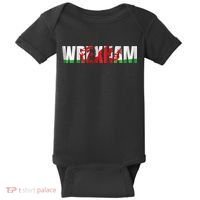 Wrexham Wales Welsh Dragon Flag Baby Bodysuit thumb 0