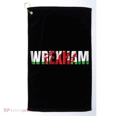 Wrexham Wales Welsh Dragon Flag Golf Towel
