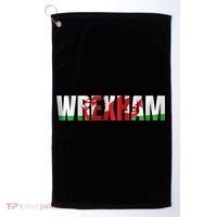 Wrexham Wales Welsh Dragon Flag Golf Towel thumb 0