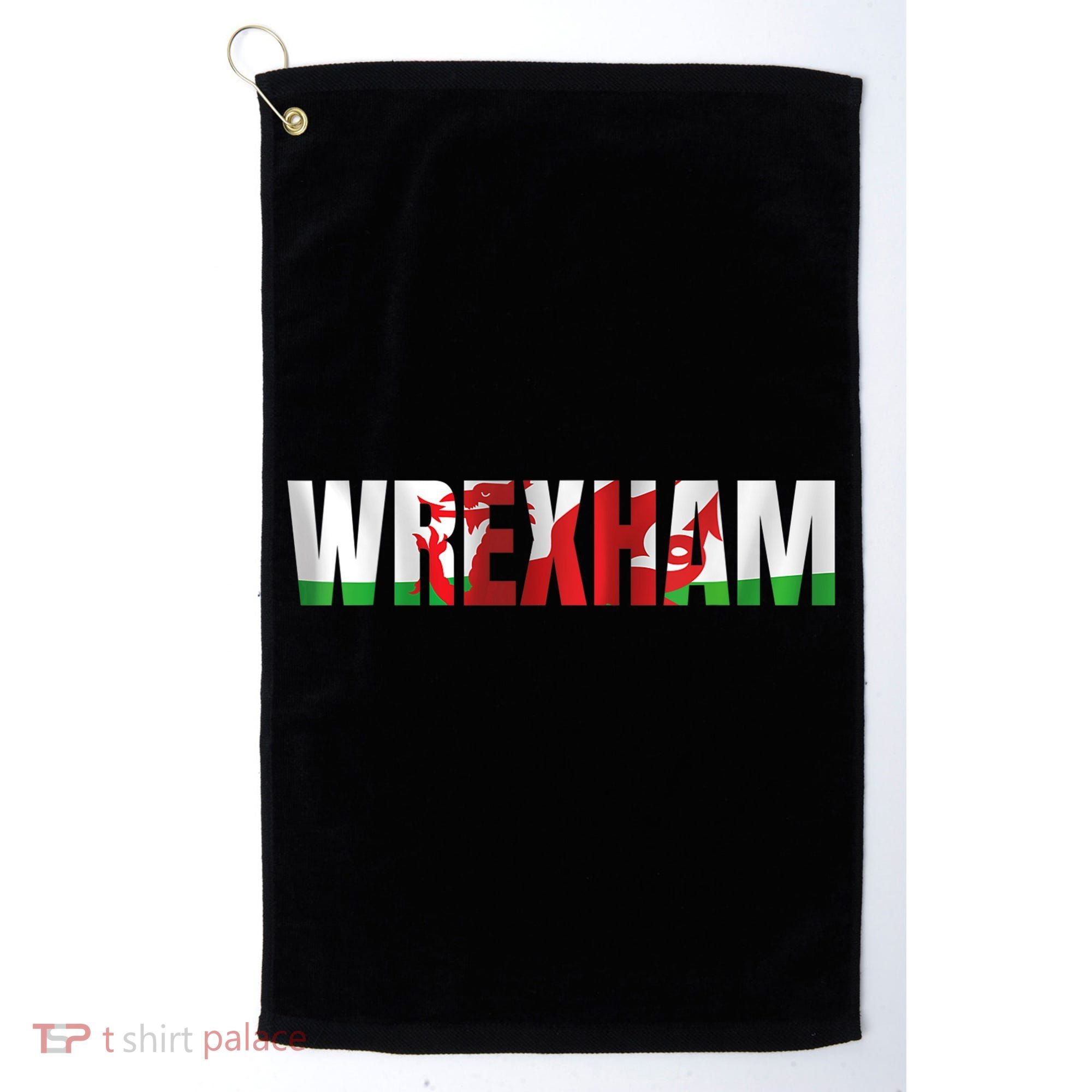 Wrexham Wales Welsh Dragon Flag Golf Towel
