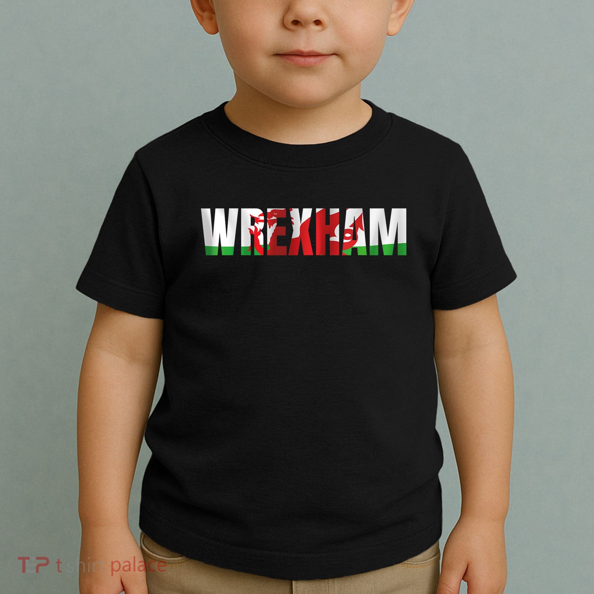 Wrexham Wales Welsh Dragon Flag Toddler T-Shirt