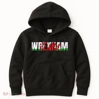 Wrexham Wales Welsh Dragon Flag Kids Hoodie thumb 0