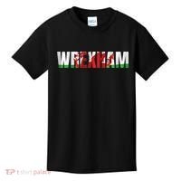 Wrexham Wales Welsh Dragon Flag Kids T-Shirt thumb 0