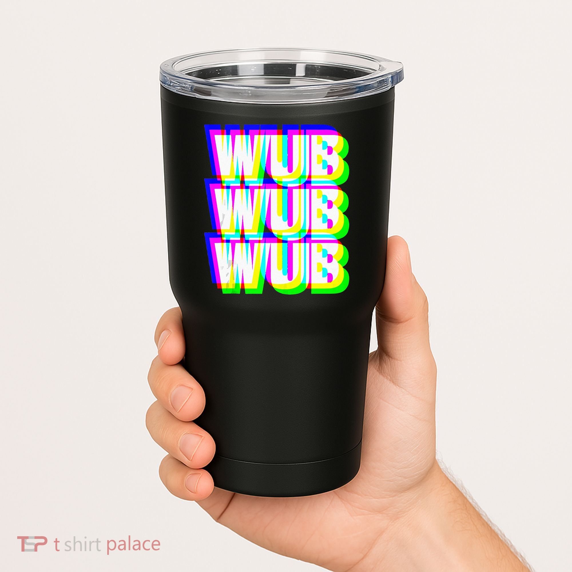 Wub Wub Wub Dubstep Techno Rave EDM Music DJ Festival Raver Tumbler