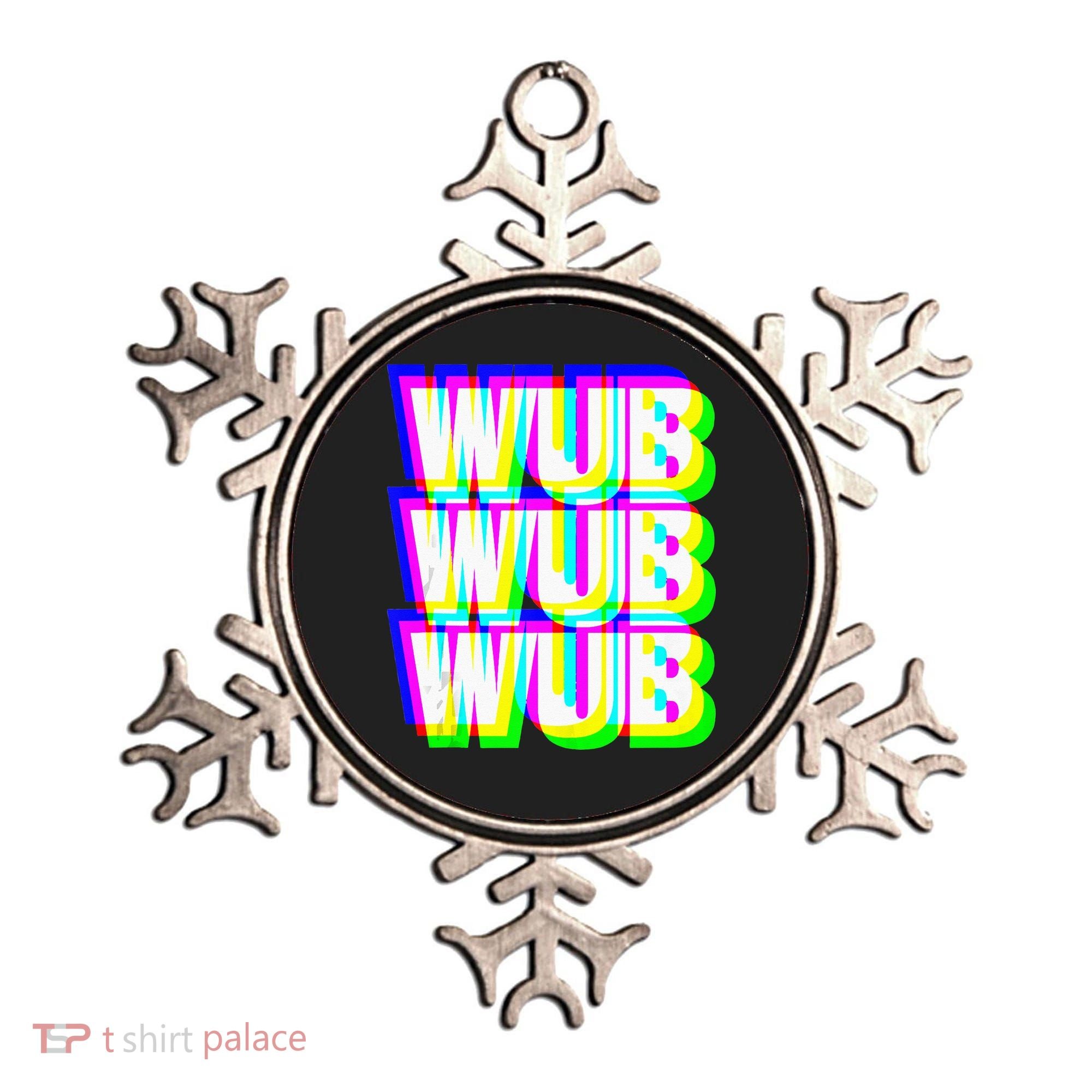 Wub Wub Wub Dubstep Techno Rave EDM Music DJ Festival Raver Ornament