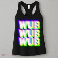Wub Wub Wub Dubstep Techno Rave EDM Music DJ Festival Raver Women's Tank Top thumb 3