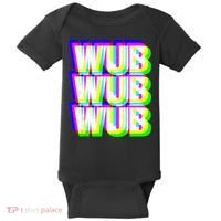Wub Wub Wub Dubstep Techno Rave EDM Music DJ Festival Raver Baby Bodysuit thumb 0