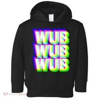 Wub Wub Wub Dubstep Techno Rave EDM Music DJ Festival Raver Toddler Hoodie thumb 0