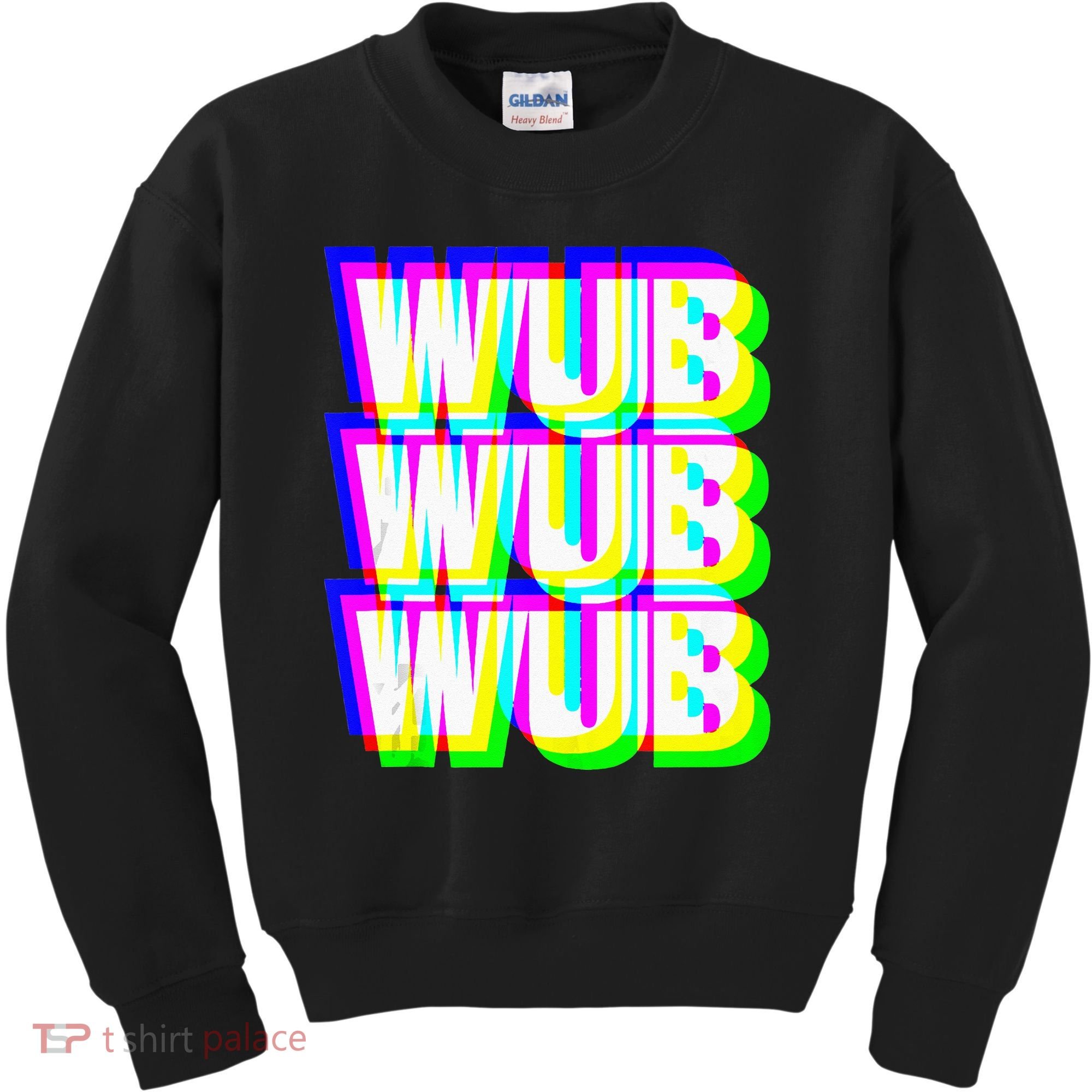Wub Wub Wub Dubstep Techno Rave EDM Music DJ Festival Raver Kids Sweatshirt