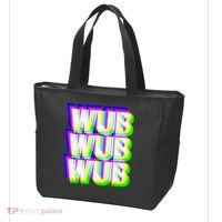 Wub Wub Wub Dubstep Techno Rave EDM Music DJ Festival Raver Tote Bag thumb 3