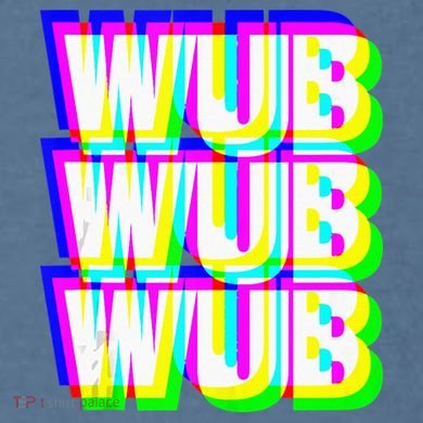 Wub Wub Wub Dubstep Techno Rave EDM Music DJ Festival Raver Comfort Colors Garment-Dyed Hooded Sweatshirt