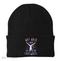 Why Walk When You Can Cartwheel Gymnastic Beanie thumb 0
