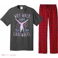 Why Walk When You Can Cartwheel Gymnastic Pajama Set thumb 0
