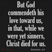 While We Were Yet Sinners Christ Died For Us Romans 58 Kjv Bible Verse Visor thumb 3