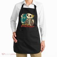 We Wish You A Creepy Christmas Apron thumb 2