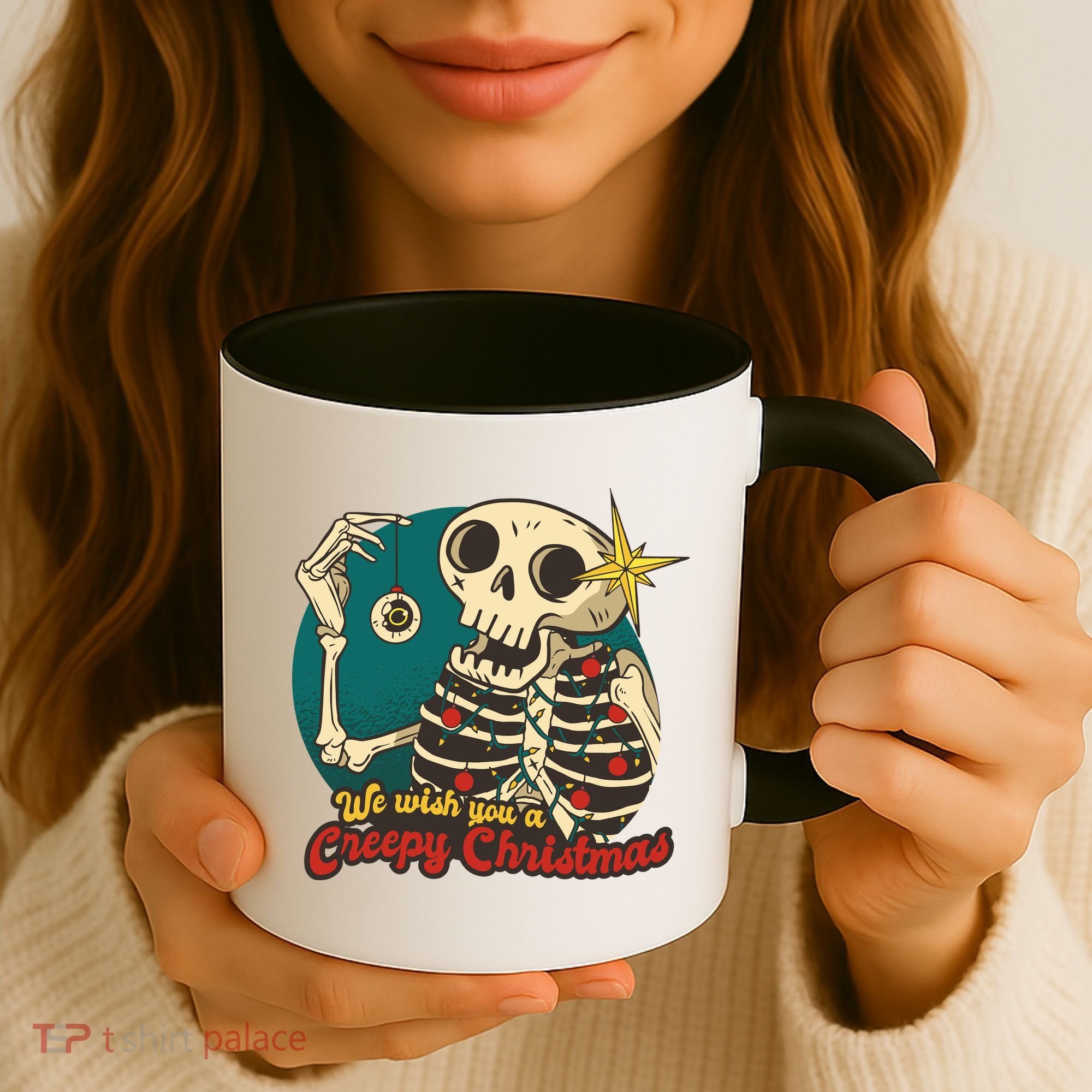 We Wish You A Creepy Christmas Coffee Mug