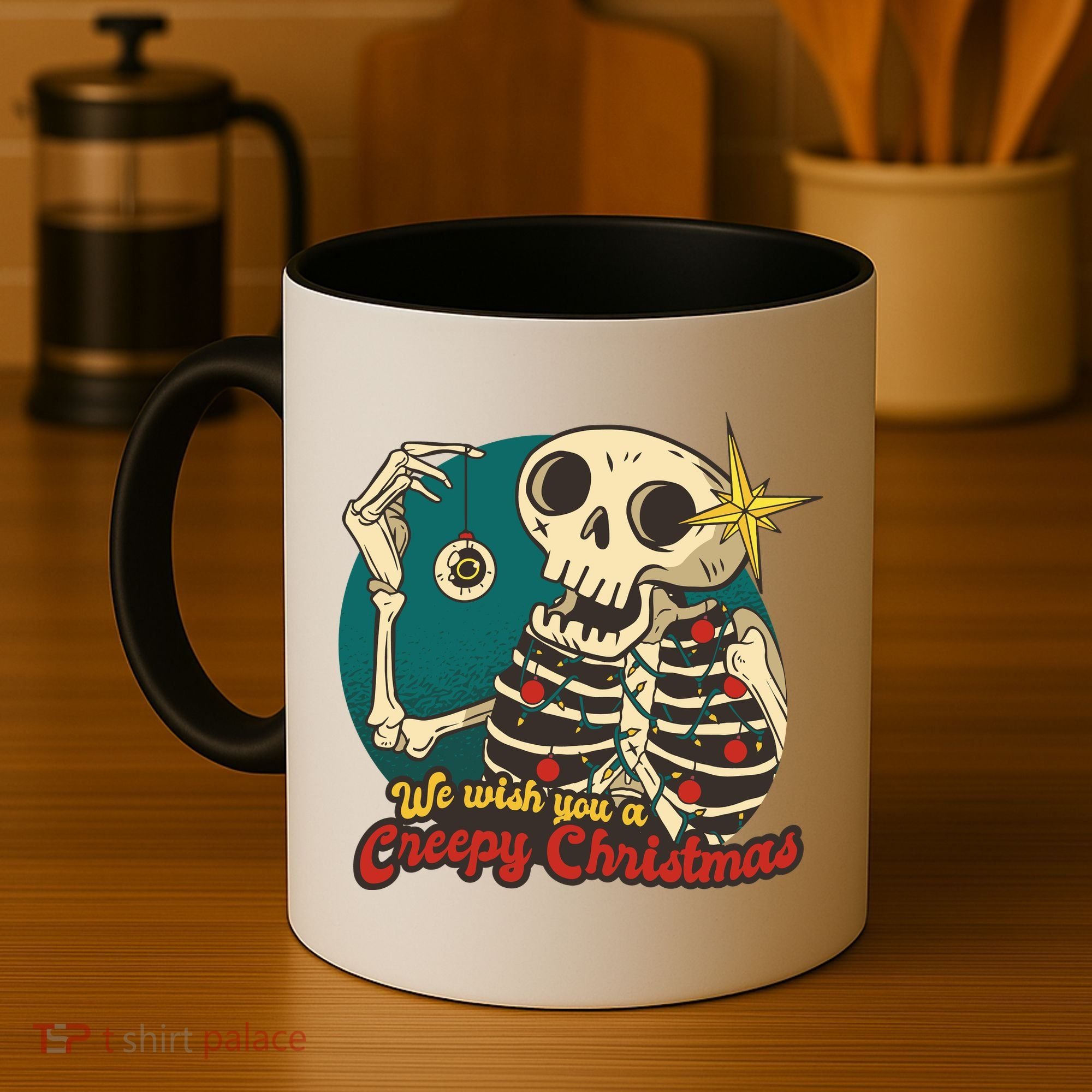 We Wish You A Creepy Christmas Coffee Mug