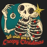 We Wish You A Creepy Christmas Beanie thumb 2