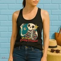 We Wish You A Creepy Christmas Women's Tank Top thumb 2