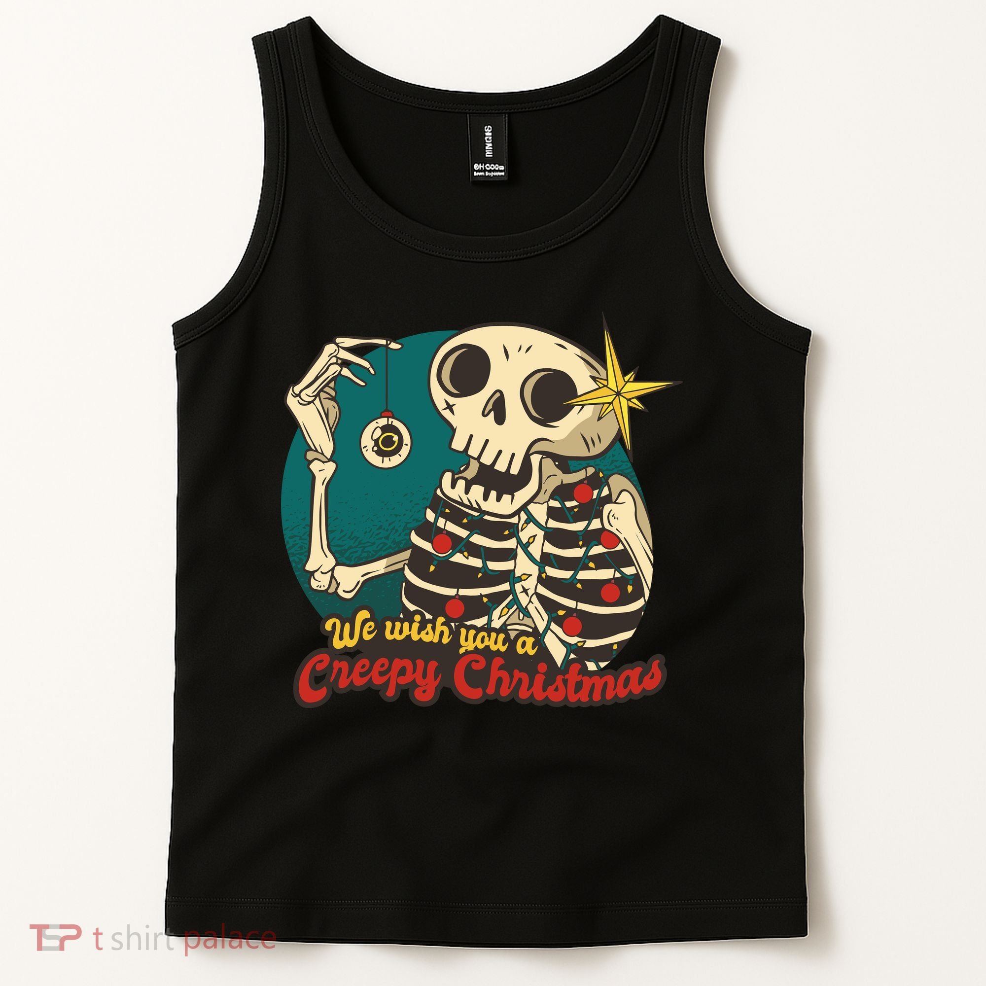 We Wish You A Creepy Christmas Tank Top