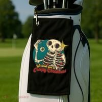 We Wish You A Creepy Christmas Golf Towel thumb 2
