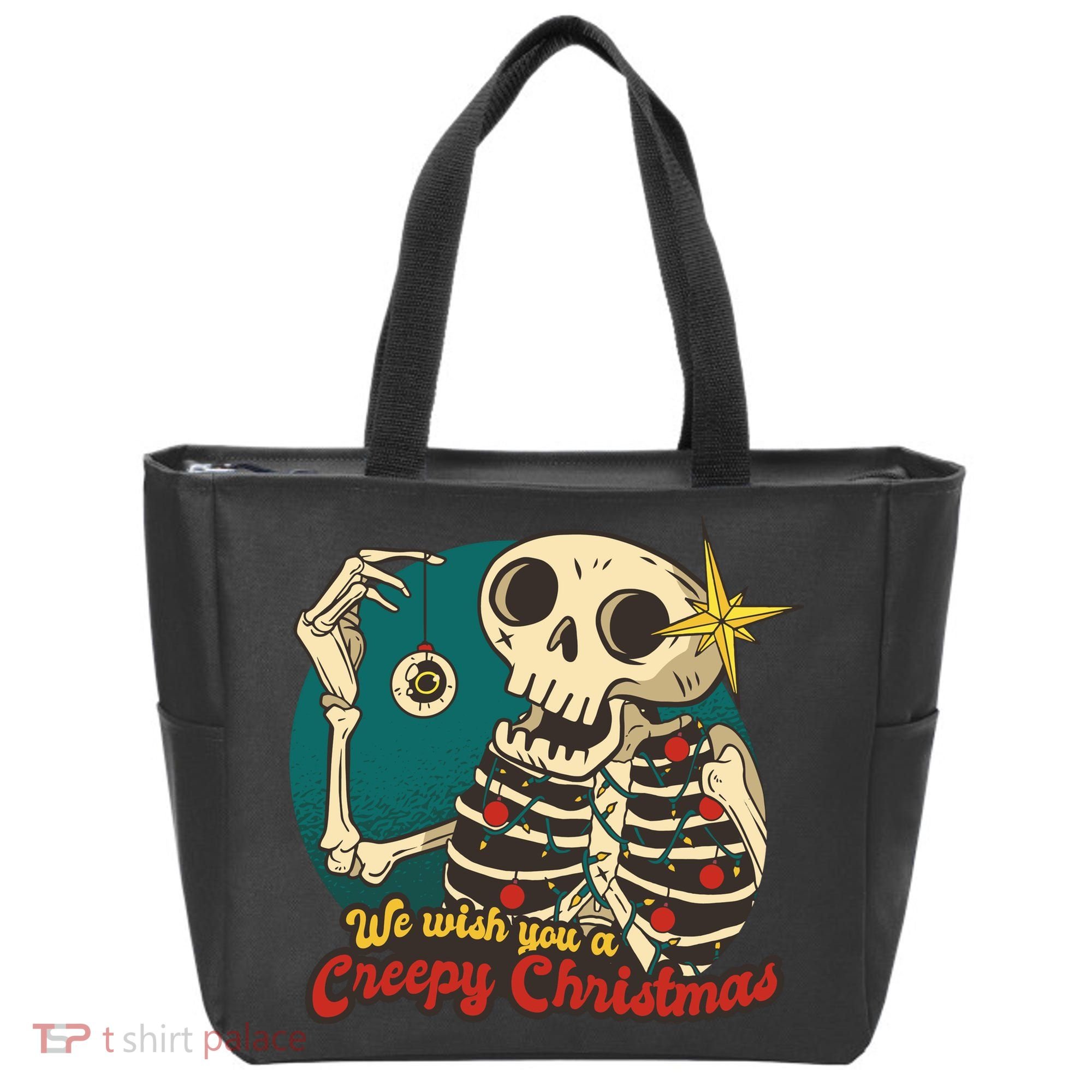 We Wish You A Creepy Christmas Tote Bag