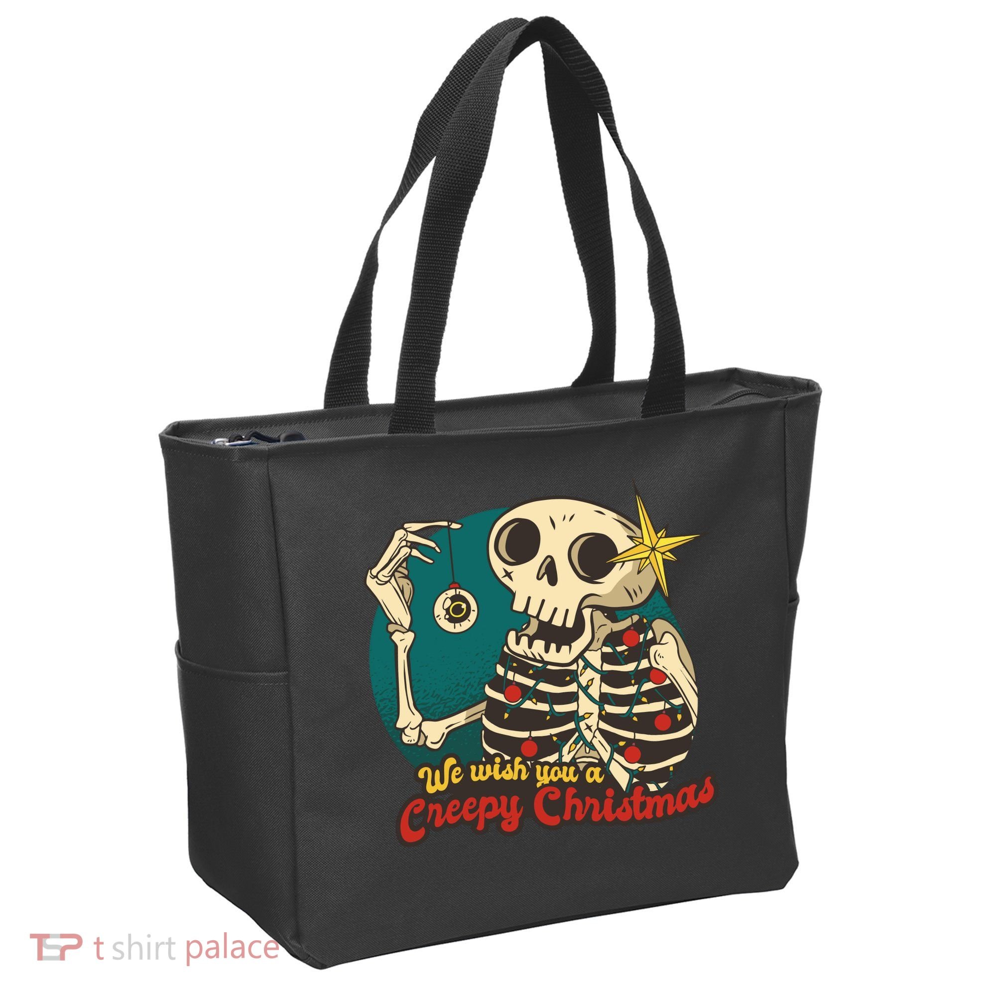 We Wish You A Creepy Christmas Tote Bag