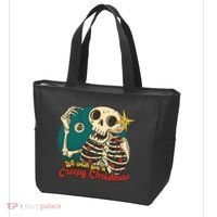 We Wish You A Creepy Christmas Tote Bag thumb 3
