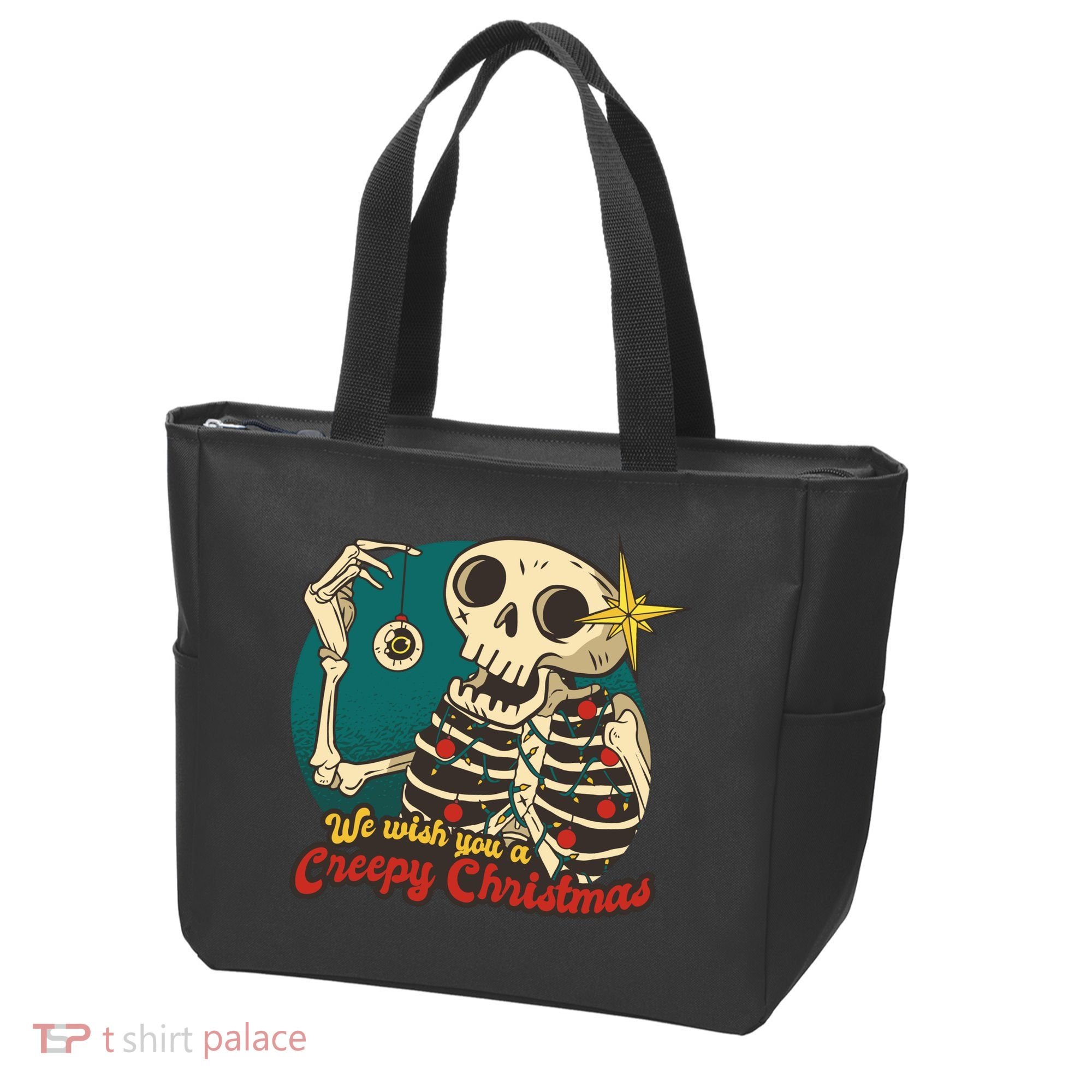 We Wish You A Creepy Christmas Tote Bag