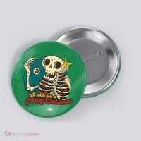 We Wish You A Creepy Christmas Button thumb 0