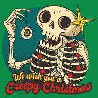 We Wish You A Creepy Christmas Coaster thumb 2