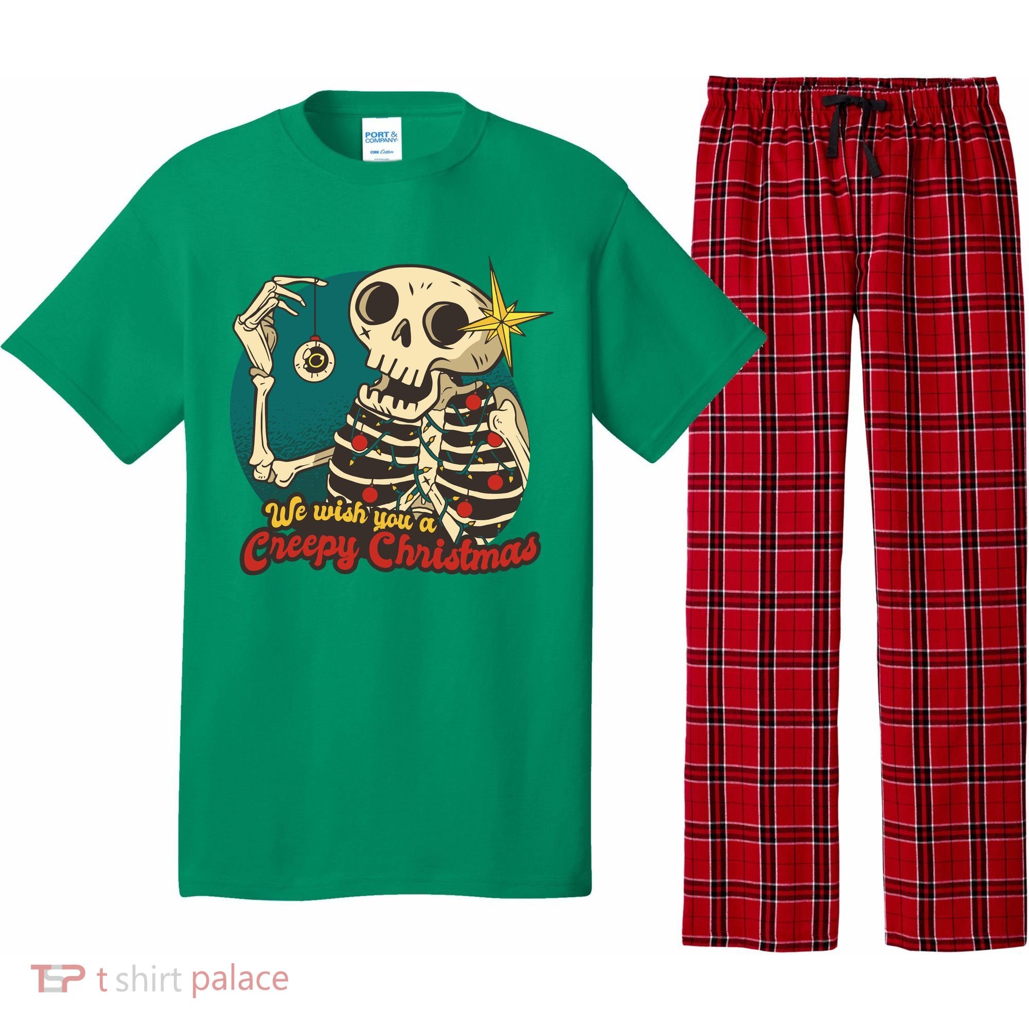We Wish You A Creepy Christmas Pajama Set