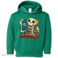 We Wish You A Creepy Christmas Toddler Hoodie thumb 0