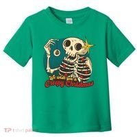We Wish You A Creepy Christmas Toddler T-Shirt thumb 0