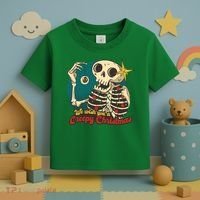 We Wish You A Creepy Christmas Toddler T-Shirt thumb 3