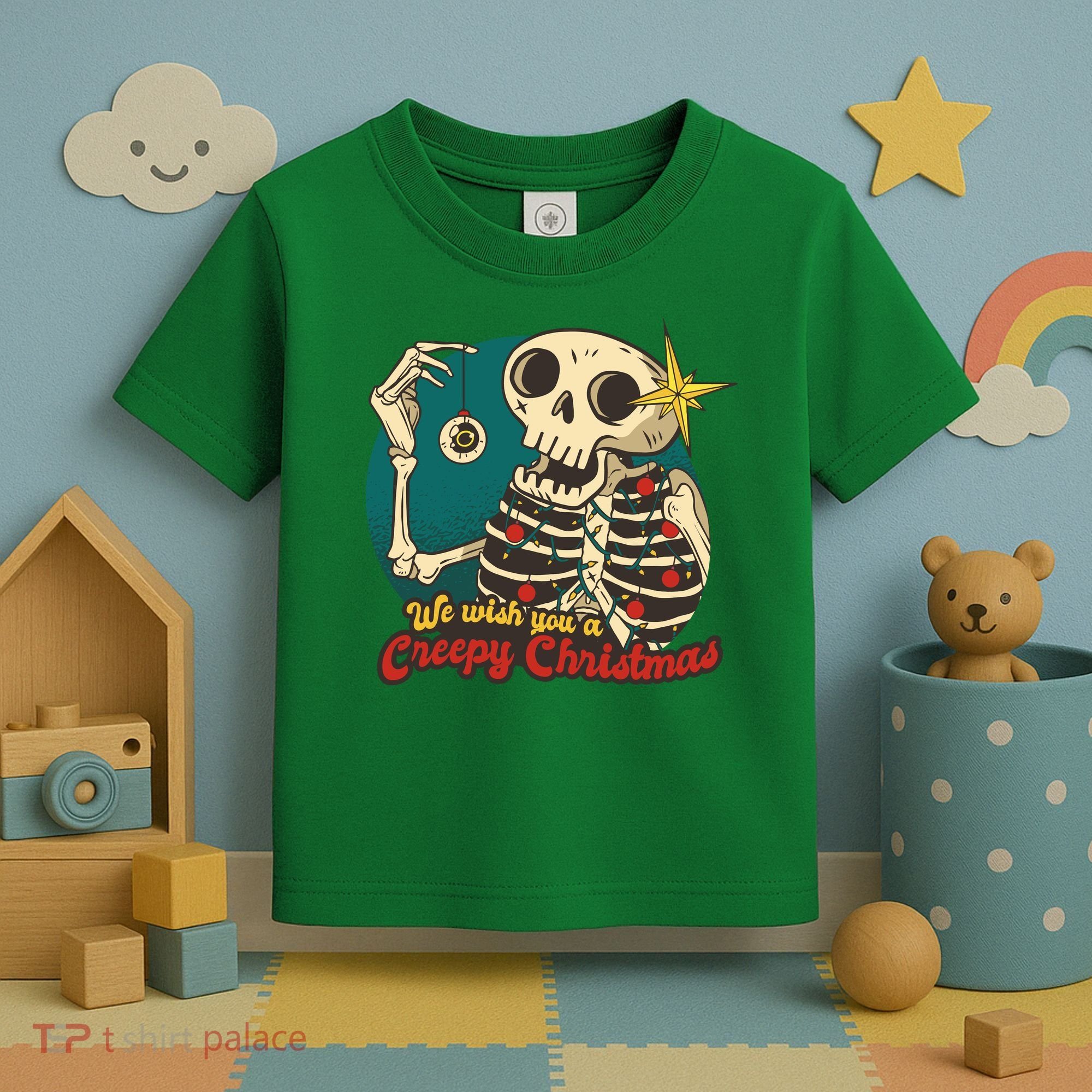 We Wish You A Creepy Christmas Toddler T-Shirt