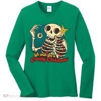 We Wish You A Creepy Christmas Women's Long Sleeve Shirt thumb 0