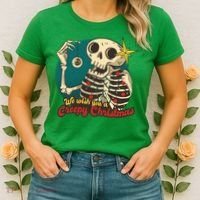 We Wish You A Creepy Christmas Women's T-Shirt thumb 2