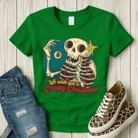 We Wish You A Creepy Christmas Women's T-Shirt thumb 3