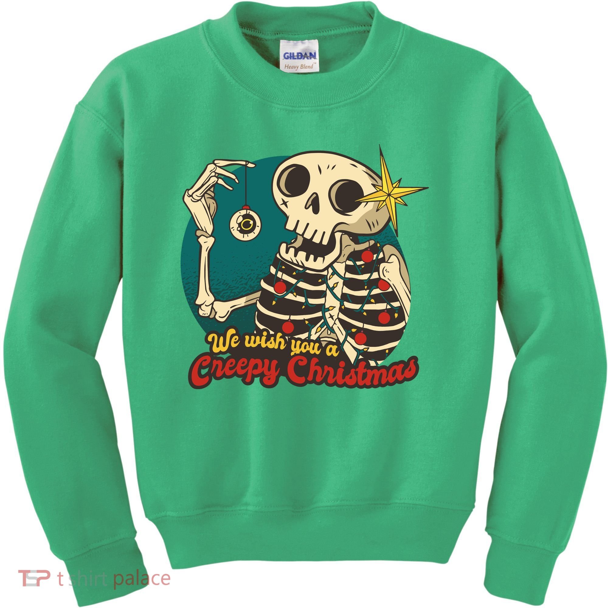 We Wish You A Creepy Christmas Kids Sweatshirt