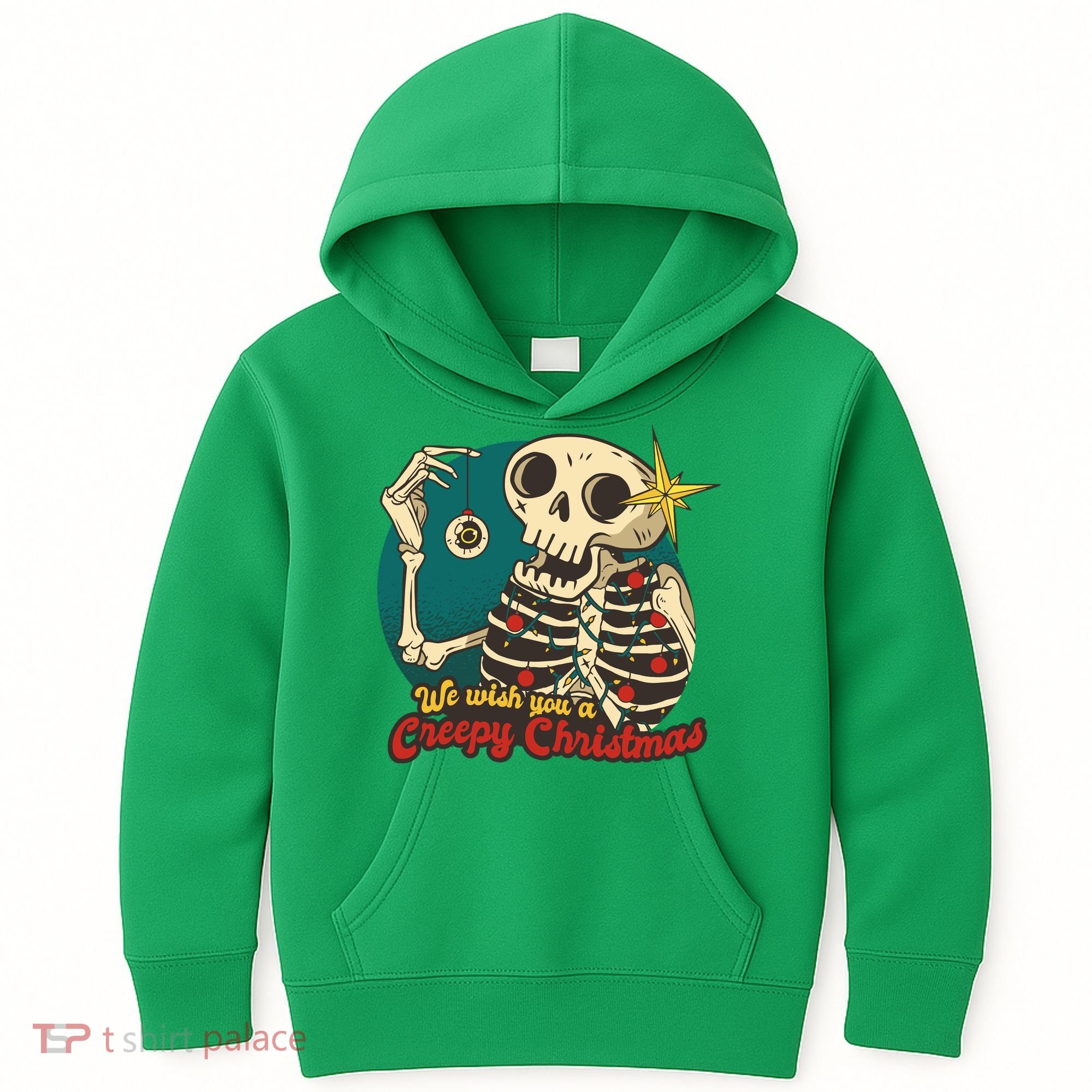We Wish You A Creepy Christmas Kids Hoodie