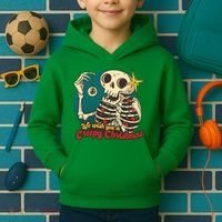 We Wish You A Creepy Christmas Kids Hoodie thumb 2