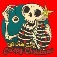 We Wish You A Creepy Christmas Santa Hat thumb 1