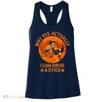 Why Yes Actually I Can Drive A Stick Funny Witch Costume Women's Tank Top thumb 0
