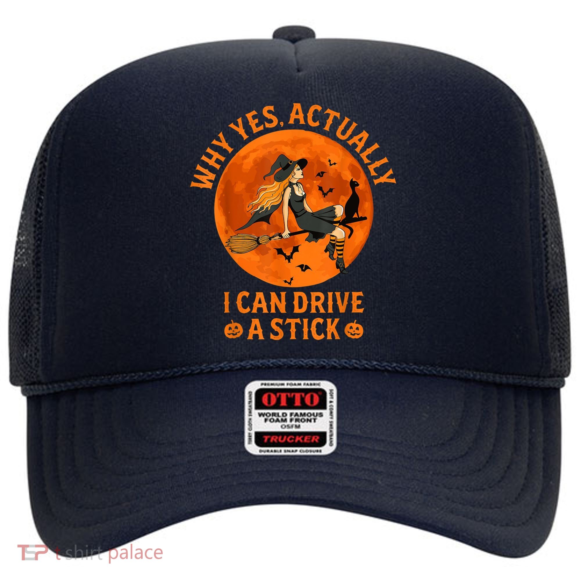 Why Yes Actually I Can Drive A Stick Funny Witch Costume Hat